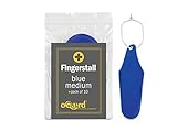 REL776 Finger stall Medium Blue pk 10. Protection for wounded fingers, keeping the dressings clean and dry.