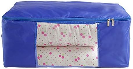Unimango Jumbo See-through Oxford Quilt Bag Waterproof Foldable Wardrobe Organizer Clothing Toys Laundry Storage Bags Space-saving Boxes
