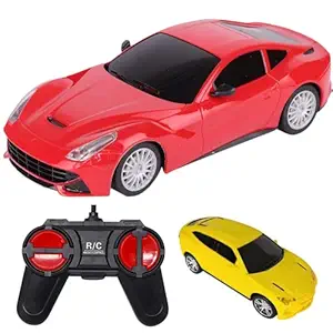 KIDZYMON Remote Control Car for Boys Age 4+ Years led Light car Toy for Boys I Pack of 1 I Assorted Colour and Model