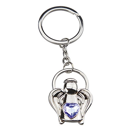 Preisvergleich Produktbild Schlüsselanhänger Schutzengel Saphir 5092sap HCA