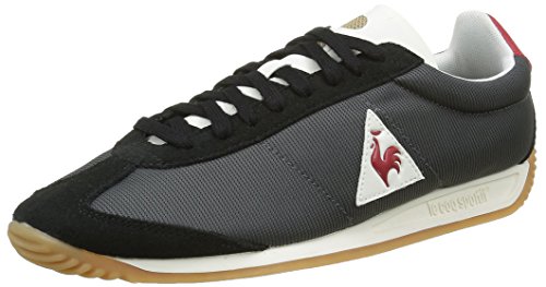 Le Coq Sportif Quartz Gum, Zapatillas Unisex Adulto, Gris (Charcoal/Blackcharcoal/Black), 42 EU