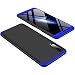 Produktbild Samsung Galaxy A7 2018 Hülle, Dancila 3 in 1 Ultra Dünner PC Harte Schutzhülle Rückschale Stoßfest Hülle Handy Tasche Schale Hardcase Bumper Case für Samsung Galaxy A7 (2018) SM-A750F Case Cover (6 Blau Schwarz)