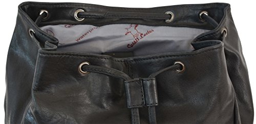 Gusti Leder studio  Jaime  Rucksack Lederrucksack Cityrucksack mit wasserfestem Innenfutter Laptoprucksack 14  f  r Outdoor Bordtasche Laptop Rucksack