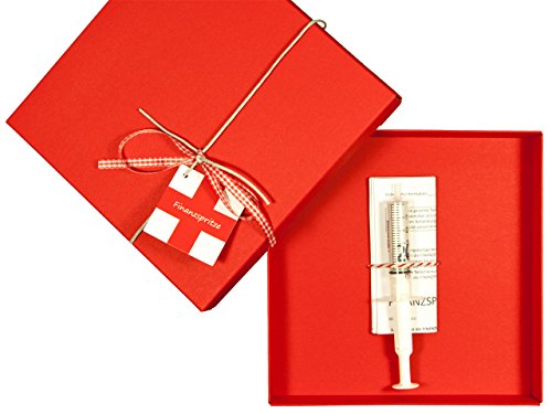 Geldgeschenk Verpackung "Finanzspritze" für Geburtstag Hochzeit, Geld schenken