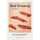 MISSHA Kırmızı Ginseng &Ouml;zl&uuml; Canlı G&ouml;r&uuml;n&uuml;m Sağlayan Yaprak Maske (1AD) Airy Fit Sheet Mask Red Ginseng