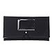 Anself 9pcs Black Pro Salon Hair Comb Set with a Pouch Holder Case Plastic Barbers Cutting Combs Set