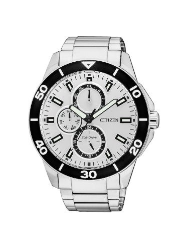Citizen Herren-Armbanduhr XL Analog Quarz Edelstahl AP4030-57A