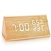 Produktbild DANG&SHOP LED Digitaluhr, USB Modern Digitale Wecker Reisewecker,mit Datum/Temperatur/Feuchtigkeit,12/24H und 3 Einstellbare Helligkeit, Vintage Tischuhren mit 3 Weckzeiten