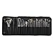 Luxury 21 PCS Professional Makeup Brush Tools Sets / Kits Natural Cosmetic Animal Hair Brushes with Pouch and Bag (21 pcs, Black)