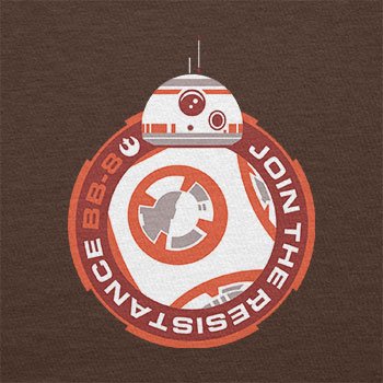 Texlab-Join-BB-8-Damen-T-Shirt-Gre-M-Braun