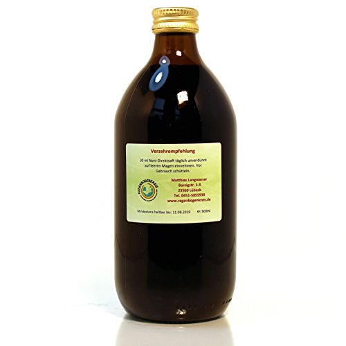 Preisvergleich Produktbild Regenbogenkreis Noni Saft Bio, 500 ml