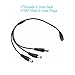 Produktbild 12 Volt - Y-Kabel LED Verteiler 1 zu 3 >1 x DC Hohlbuchse - 3 x DC Hohlstecker 5,5 x 2,1 mm für einfarbige LED Streifen
