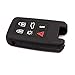 KMH Silicone Car Key Cover 6 Buttons for Volvo Xc60 (Black) RS.199.00