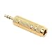 Produktbild 3,5 mm 1/8 Zoll Stecker auf 6,35 mm 1/4 Zoll Buchse Adapter 3,5 mm Stecker auf 6,35 mm Klinke Stereo Audio Adapter für Mikrofon Headset