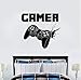 Produktbild Finloveg  Wandtattoo Gamer Wandtattoo Controller Videospiel Wandaufkleber Kinder Jungen Schlafzimmer Vinyl Wandtattoo Gaming Poster 57X52Cm