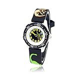 Yita Wasserdicht Kinder-Armbanduhr, Schwarz 1