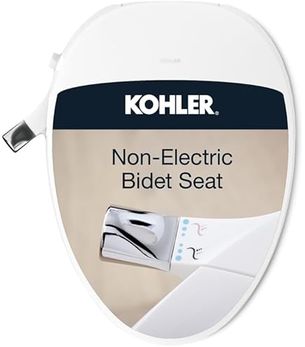 American Standard AquaWash Slim Non-Electric Slow Close Bidet Seat For Elongated Toilets In White 8033A65G.020 - The Home Depot