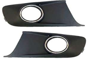 HZ-DESIGN Gitter Nebelscheinwerfer Lüftungsgitter Grill Links + Rechts Highline kompatibel mit Touran 2010-2015