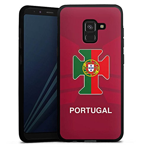Samsung Galaxy A8 2018 Silikon Hülle Case Schutzhülle Portugal Em Trikot Fussball Football