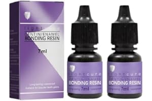 GENERISCH 2 x Pegamento UV de 14 ml | Pegamento profesional para joyas dentales y diamantes de imitación | Decoración de dientes | Endurecimiento instantáneo | Adhesión a largo plazo | Ideal para fiestas