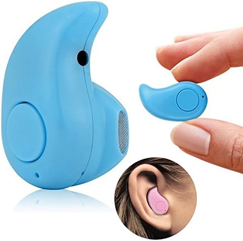 2Ticks Earphone Mini Wireless Bluetooth 4.0 Hands-Free Stereo In-Ear Headset Headphones - Blue For Google Pixel 2 XL
