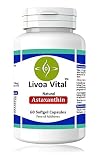 Astaxanthin Powerful Antioxidant Dietary Supplement - 12mg Per Serving - 60 Softgel Capsules - 100% Natural Derived From Microalgae Haematococcus Pluvialis - More Potent Than Coenzym Q10 & OPC - Fast and Efficient Absorption - No Additives with Anti Inflammatory Properties