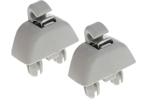 Tiuimk Lot de 2 crochets de rechange pour pare-soleil Audi A6 C6 pour VW Passat Polo