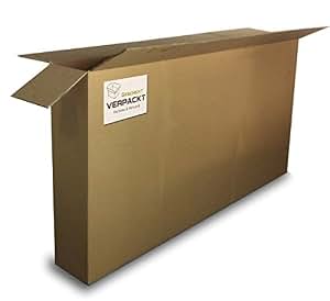 Boîtes En Carton Une Vague Havane - Lot De 20 - 40x20x15 Cm - Idéal Pour Déménagement Et Stockage