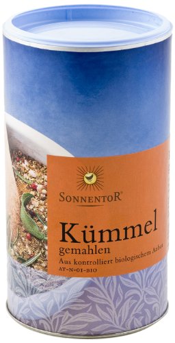 Preisvergleich Produktbild Sonnentor Kümmel gemahlen Gastrodose, 1er Pack (1 x 580 g) - Bio