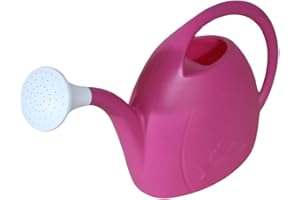 KEROPPA Regadera 3,5 L, Riego con Difusor, para Hogar o Jardines Pequeños, Material Reciclable, Resistente, Ligera, Rosa