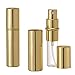 SODIAL(R) Gold Refillable Travel Size Perfume Bottle Spray, 12ml .41oz