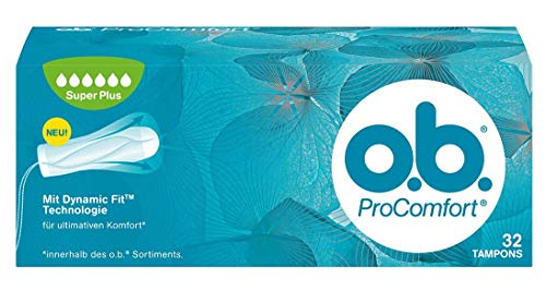 o.b. ProComfort con tecnología Dynamic Fit y superficie Silk Touch, 16 Tampones
