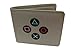 Produktbild Playstation Brieftasche Controller Buttons Nue offiziell Gamer PS4 Grau