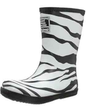 Viking CLASSIC INDIE ZEBRA Unisex Kinder Langschaft Gummistiefel