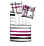 100% algodón (satén mako) TOM TAILOR Mako satén Ropa de Cama 1 x 80 x 80 + 1 x 155 x 220 cm (69327 - 805)