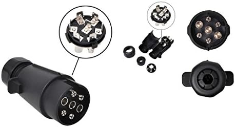 Coupling Trailer Hitch Plug 7 Pins Flat Terminal
