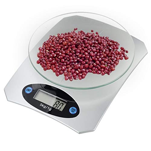 Preisvergleich Produktbild Lanbinxiang@ 5000g x 1g Digitale elektronische Waage, Edelstahl, Obst- / Lebensmittelgewicht messen, Produktgröße: 20 * 14.5 * 5cm tragbar