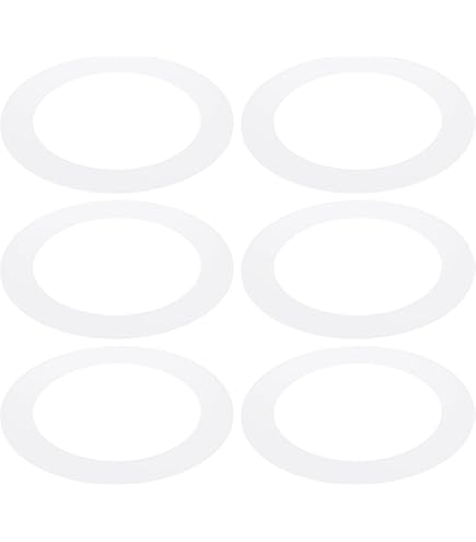 thumbnail image 2 of PATIKIL 4" ID 5.5" OD Plastic Trim Ring, 4 Pcs Ceiling Light Goof 2 of 13