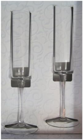 Ivy Lane Design Cylinder Toasting Flutes, Set of 2