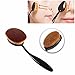 Wawoo 5Pcs/Set Toothbrush Shape Oval Makeup Brush Set, Pro Foundation Brush Set Poweder Blusher Eyebrow Brush Foundation Eyeliner Makeup ToothBrush Curve Cosmetics Brush Set