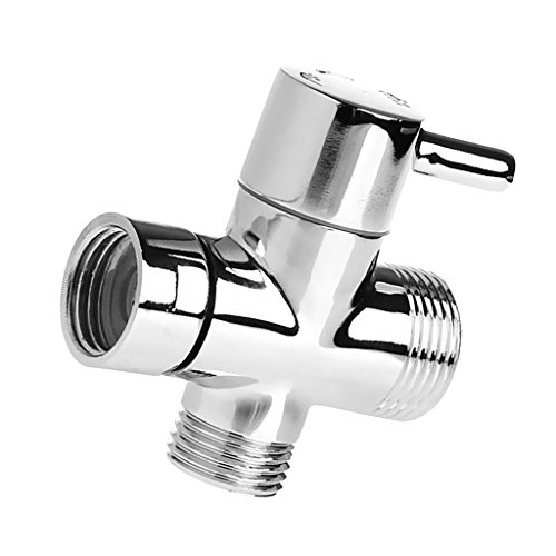 MagiDeal 1/2″ T-adapter 3 Wege Dusche Mischer Ventil Duschekopf Umsteller Umstellventil Umschalter Umschaltventil - 6