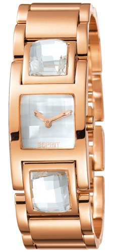 Esprit Damen-Armbanduhr Rhinestone Rosegold Analog Edelstahl beschichtet ES102252004 Esprit Damen-Armbanduhr Rhinestone Rosegold Analog Edelstahl beschichtet ES102252004