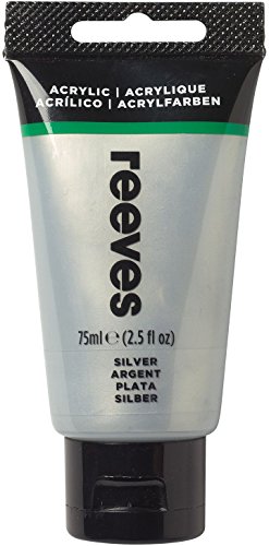 Reeves - Pintura acrílica 75 ml, Plata