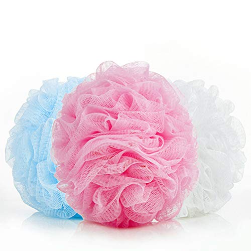 Vosarea-4pcs-exfoliant-Bain-Doux-Maille-Pouf-Douche-Loofahs-ponge-Boule-de-Bain-pour-Nettoyage-de-la-Salle-de-Bains-Spa-Relax-Couleurs-Assorties