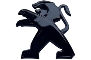 HEYCE Emblem Logo Crest Sign Tailgate for Peugeot 207 307 107 407 507 508 408 308 206 406 1008 5008 3008 Car Front Bumper Rear Case Emblem Sticker, C