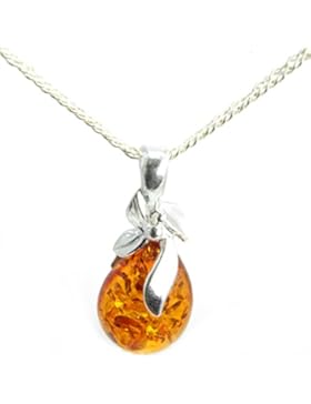 Bernstein Anhänger in 925er Silber#607