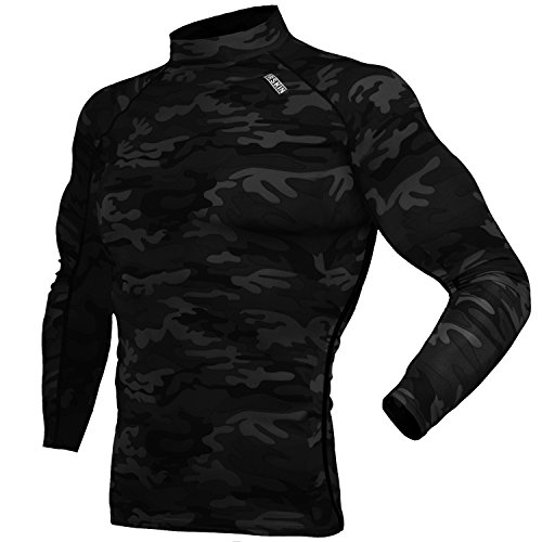 [DRSKIN] DRSR Compression Base Layer Long Sleeve Under Shirt & Pants schwarz - 4