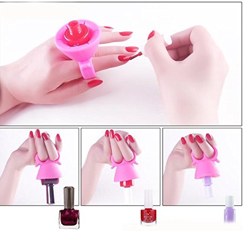 NALATI Nagellackständer Flaschenhalter Nagellack Träger Nagellack Flaschen Halter Unterstützung Ring Werkzeug - 6