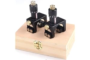 VIGAN 2pcs réglable magnétique raboteuse lame couteau réglage gabarit calibre outil de travail du bois