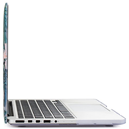 iDOO MacBook Schutzhülle / Hard Case Cover Laptop Hülle [Für MacBook Pro 13 Zoll Retina – ohne CD-Laufwerk: A1425/A1502] – matt, tropische Palmen - 4